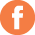 Orange circular icon for Facebook.