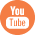 Orange circular icon for YouTube.